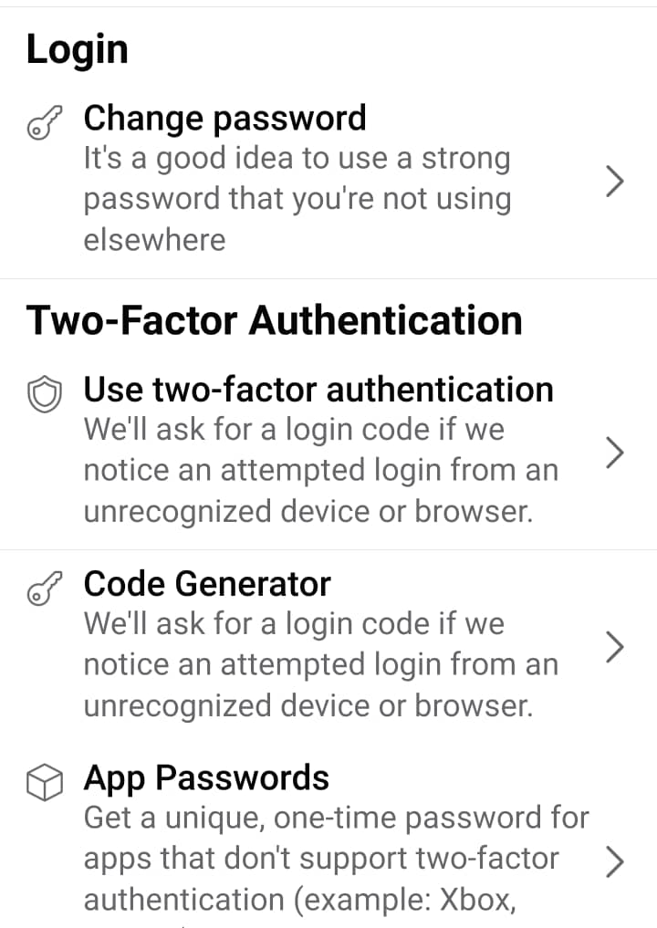 facebook security tips
